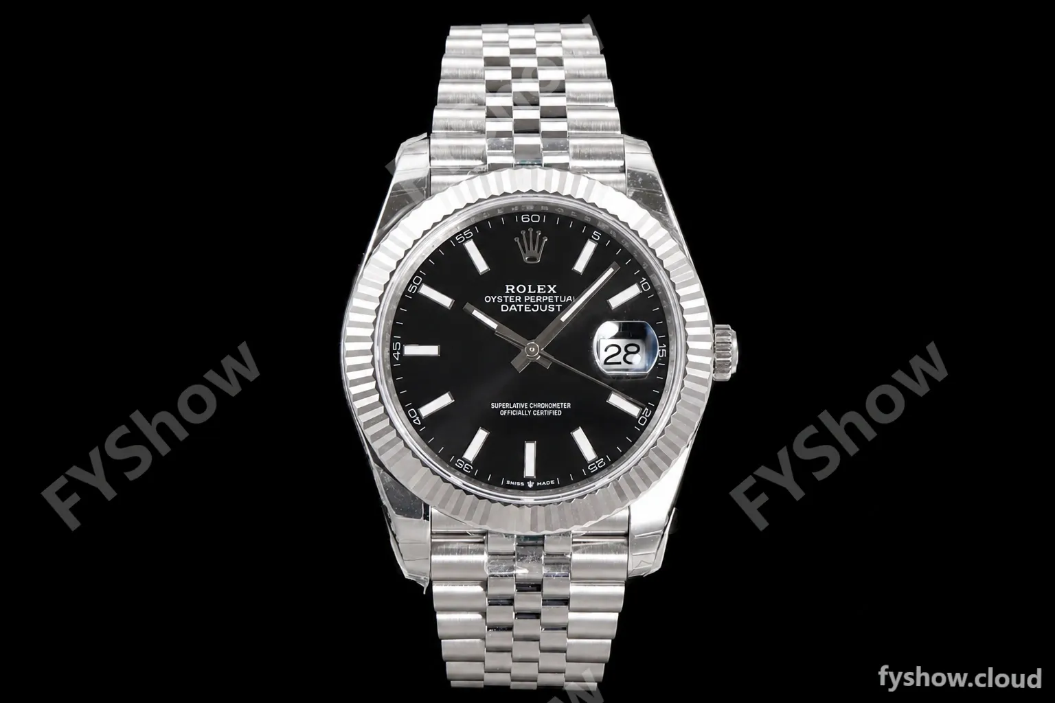 Rolex - DJ2 41mm 126334 Jub Flt 904L SS/SS Blk/Stk ARF VR3235