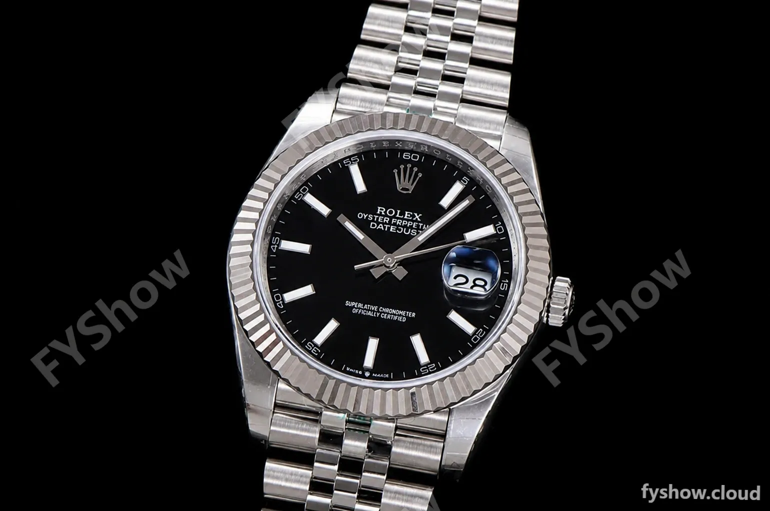 Rolex - DJ2 41mm 126334 Jub Flt 904L SS/SS Blk/Stk ARF VR3235 - Image 4