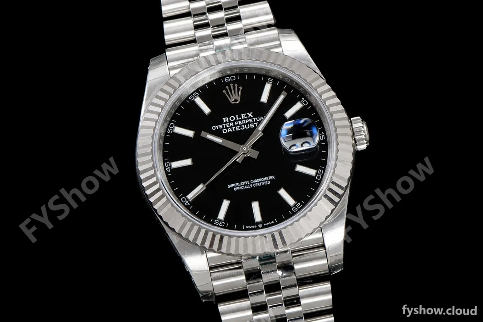 Rolex - DJ2 41mm 126334 Jub Flt 904L SS/SS Blk/Stk ARF VR3235 - Image 8