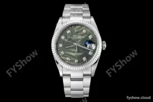 Rolex - Datejust 126234 36mm Oys Flt 904L SS/SS P-Green/Dia VSF VS3235