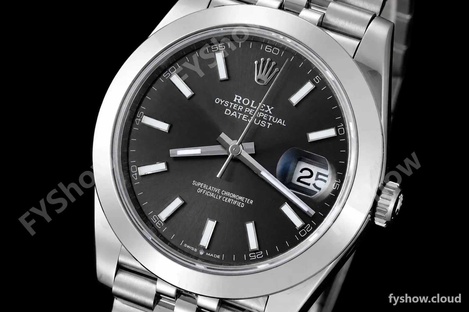 Rolex - Datejust 126300 41mm Jub Smt 904L SS/SS Grey/Stk VSF VS3235 - Image 3