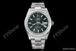 Rolex - Datejust 126334 41mm Oys Flt 904L SS/SS Grn/Stk VSF VS3235