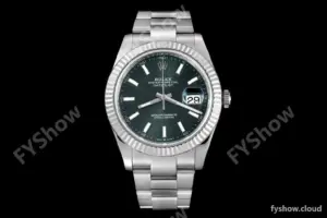Rolex - Datejust 126334 41mm Oys Flt 904L SS/SS Grn/Stk VSF VS3235