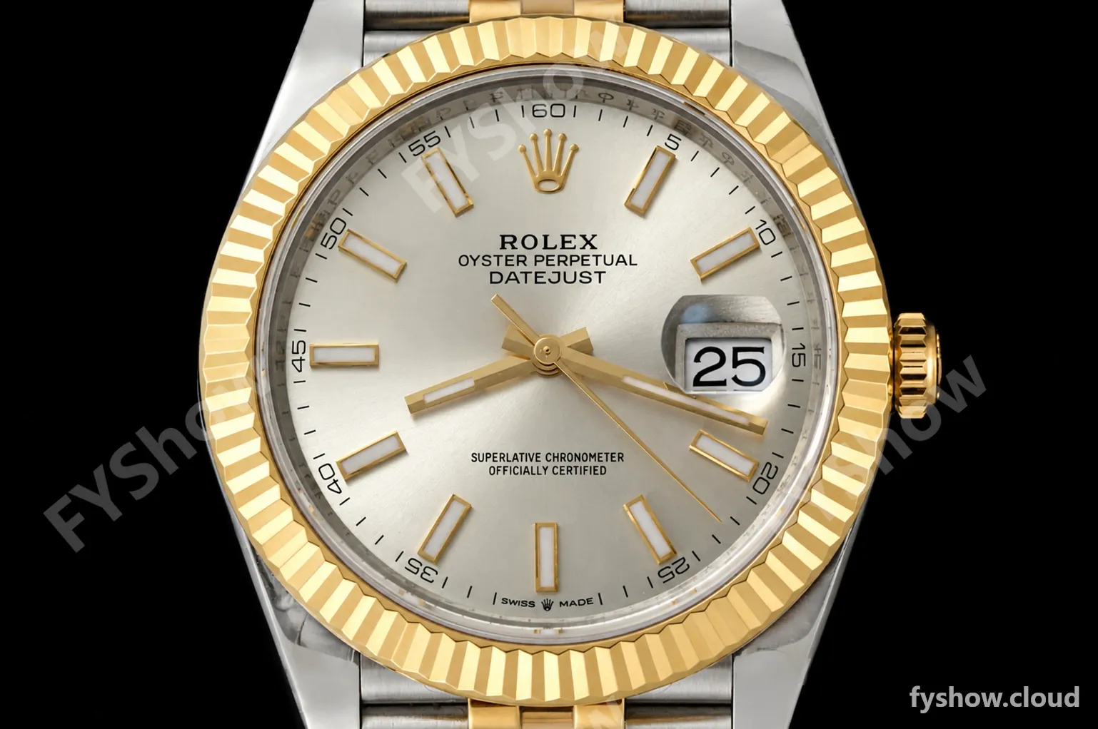 Rolex - Datejust 126333 41mm Jub Flt 904L YG/SS Silv/Stk VSF VS3235 - Image 2