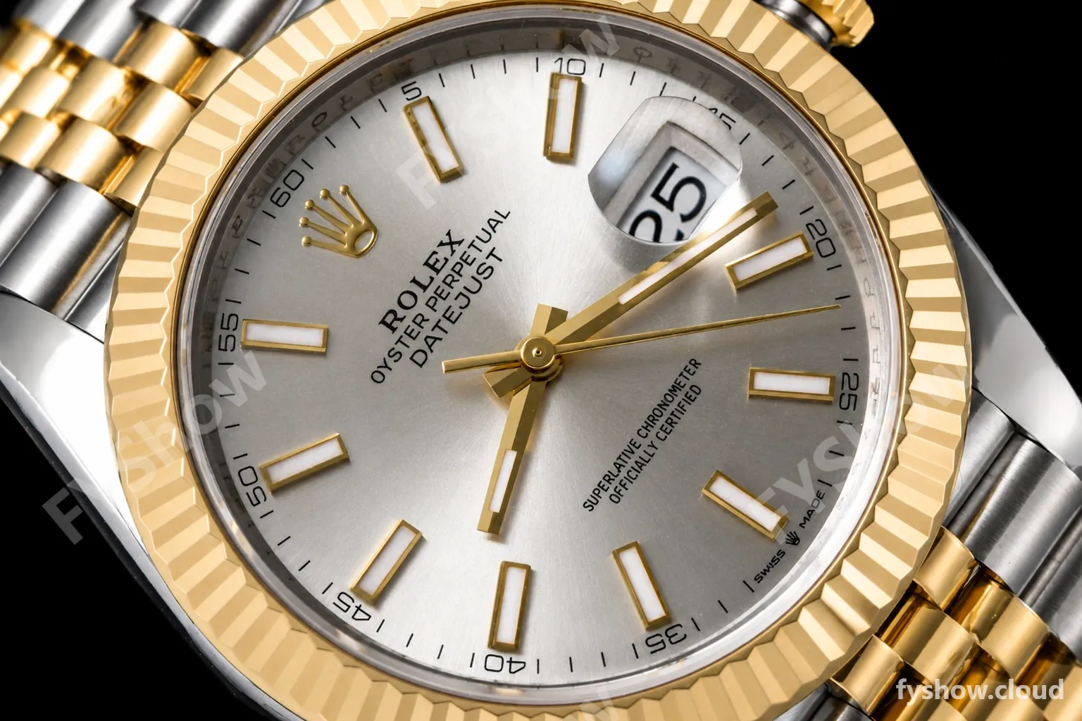 Rolex - Datejust 126333 41mm Jub Flt 904L YG/SS Silv/Stk VSF VS3235 - Image 4