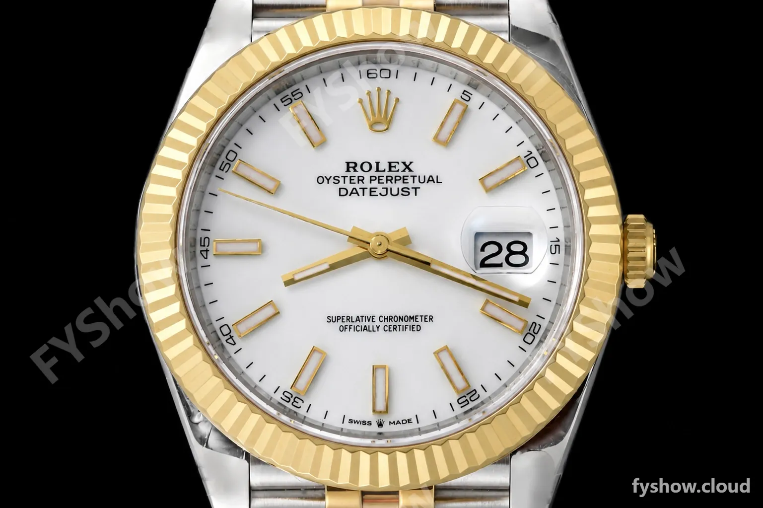 Rolex - Datejust 126333 41mm Jub Flt 904L YG/SS Wht/Stk VSF VS3235 - Image 2