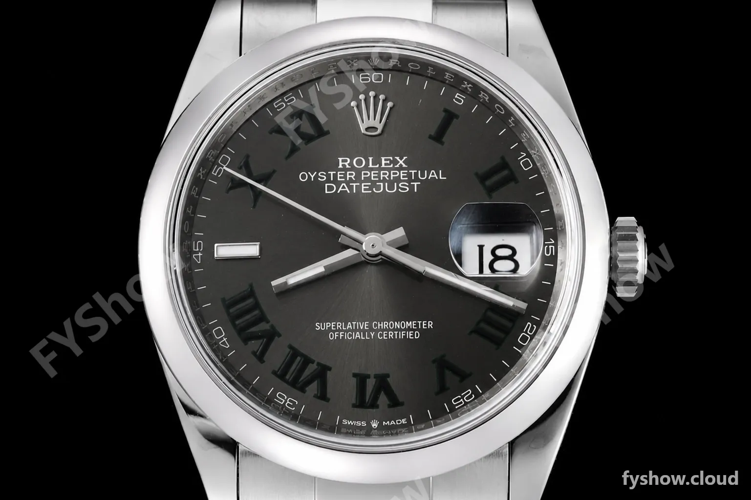 Rolex - Datejust 36mm 126200 Wimbledon Oys Smt 904L SS/SS Grey/Rmn VSF VS3235 - Image 2