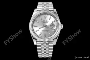 Rolex - Datejust 126334 41mm Jub Flt 904L SS/SS Silv/Stk VSF VS3235