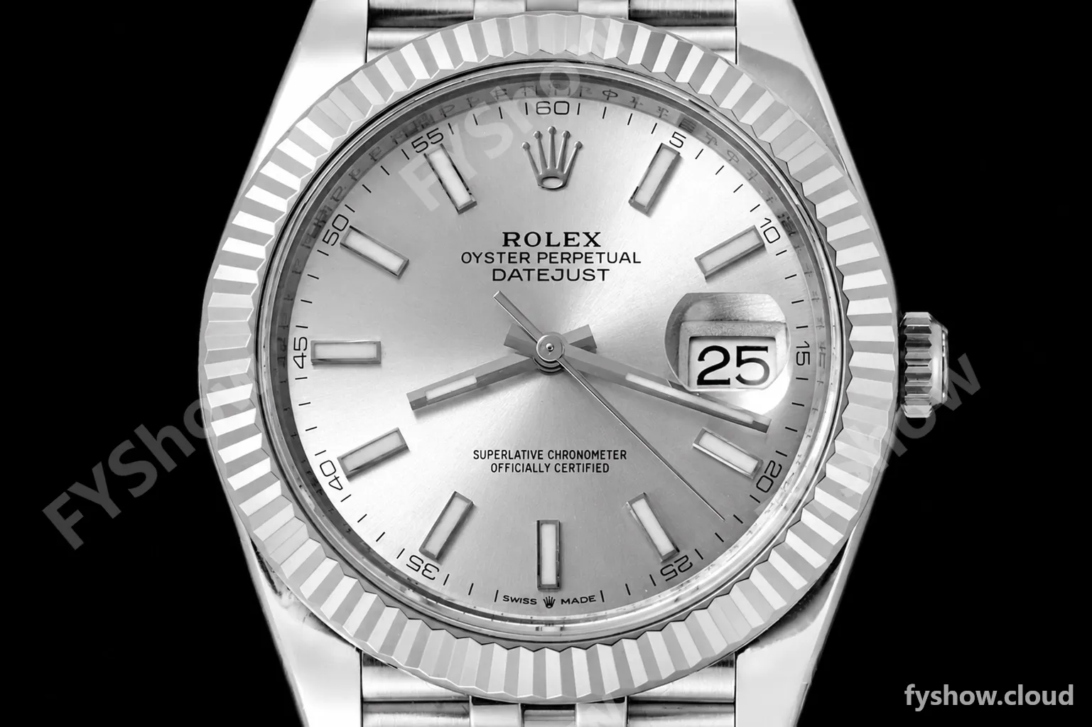 Rolex - Datejust 126334 41mm Jub Flt 904L SS/SS Silv/Stk VSF VS3235 - Image 2