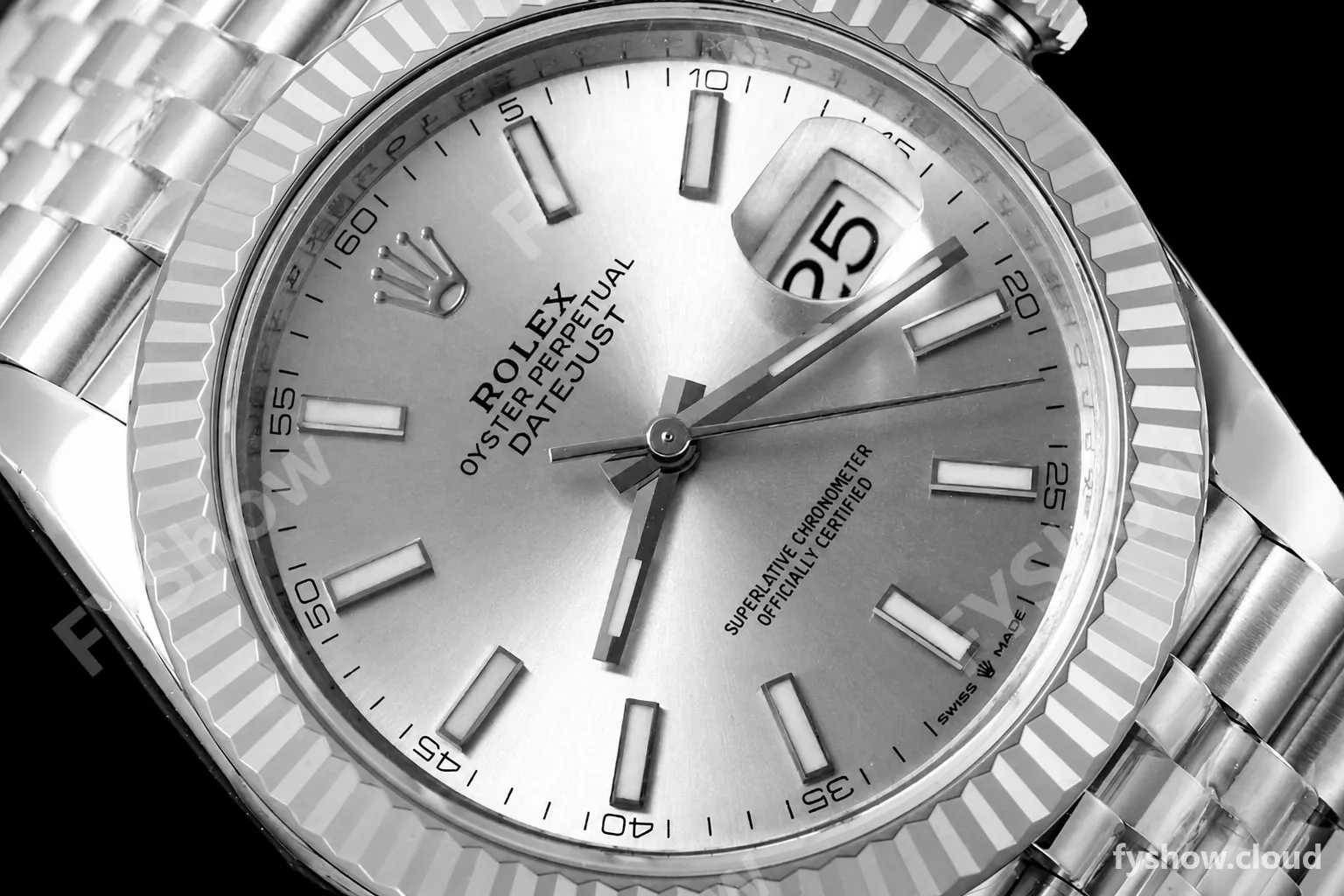 Rolex - Datejust 126334 41mm Jub Flt 904L SS/SS Silv/Stk VSF VS3235 - Image 4