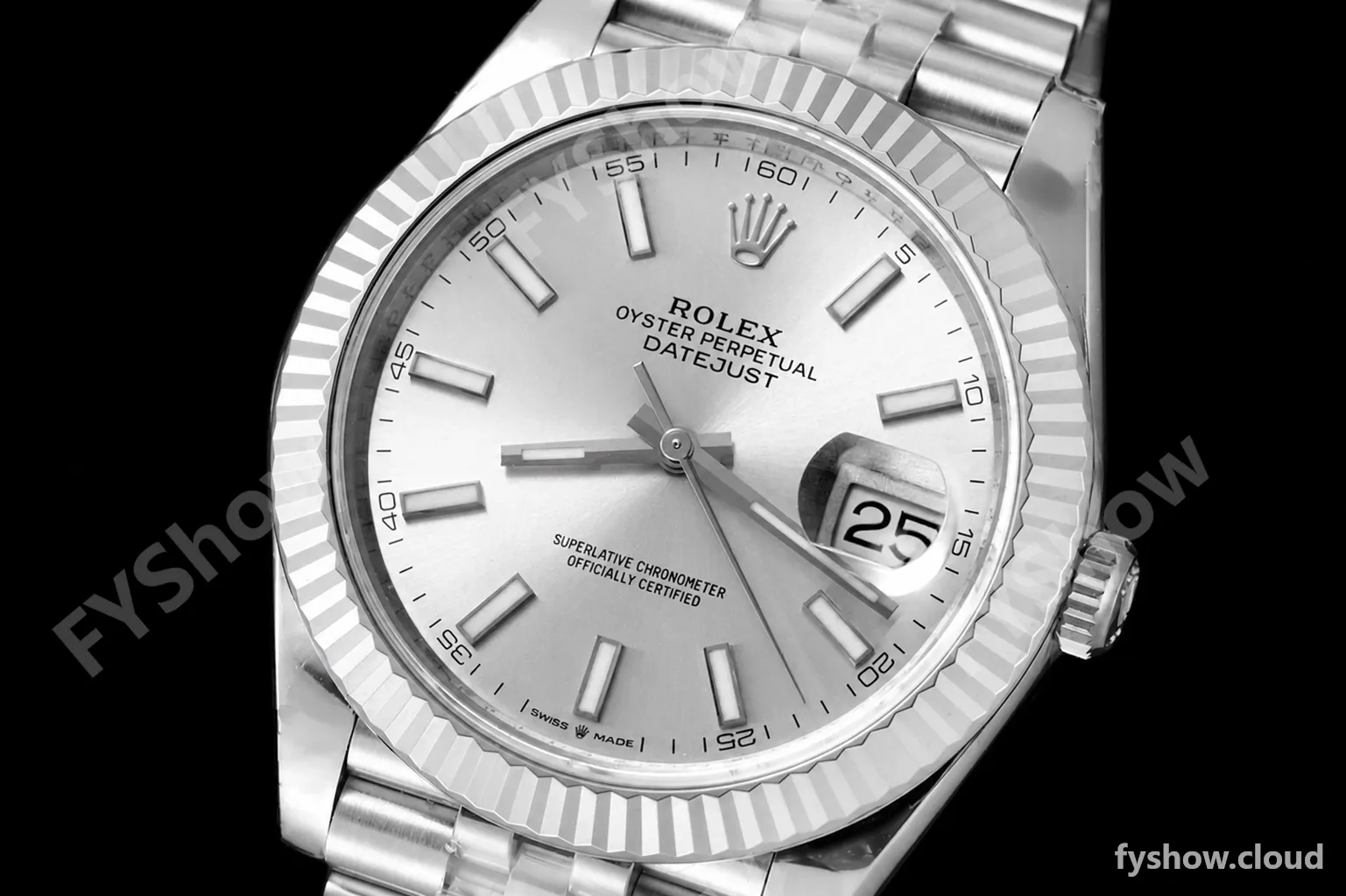 Rolex - Datejust 126334 41mm Jub Flt 904L SS/SS Silv/Stk VSF VS3235 - Image 8