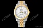Rolex - Datejust 126303 41mm Jub Smt 904L YG/SS Wht/Stk VSF VS3235