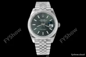 Rolex - Datejust 126334 41mm Jub Flt 904L SS/SS Grn/Stk VSF VS3235