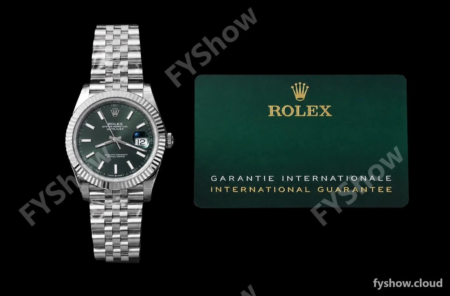 Rolex - Datejust 126334 41mm Jub Flt 904L SS/SS Grn/Stk VSF VS3235 - Image 29