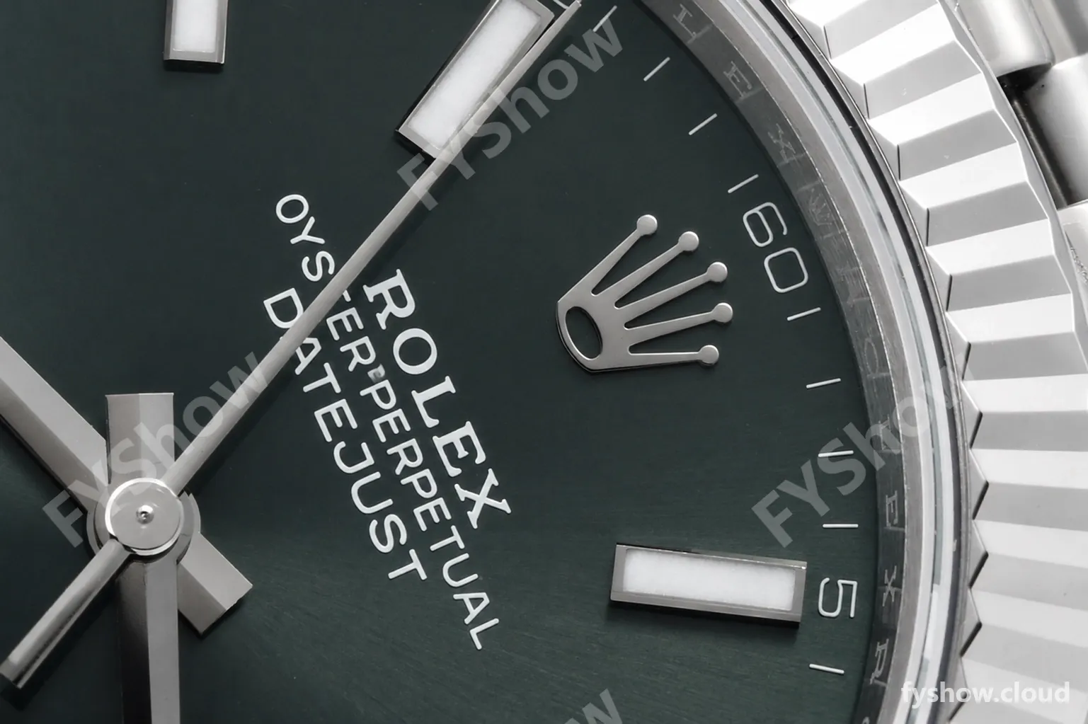 Rolex - Datejust 126334 41mm Jub Flt 904L SS/SS Grn/Stk VSF VS3235 - Image 5