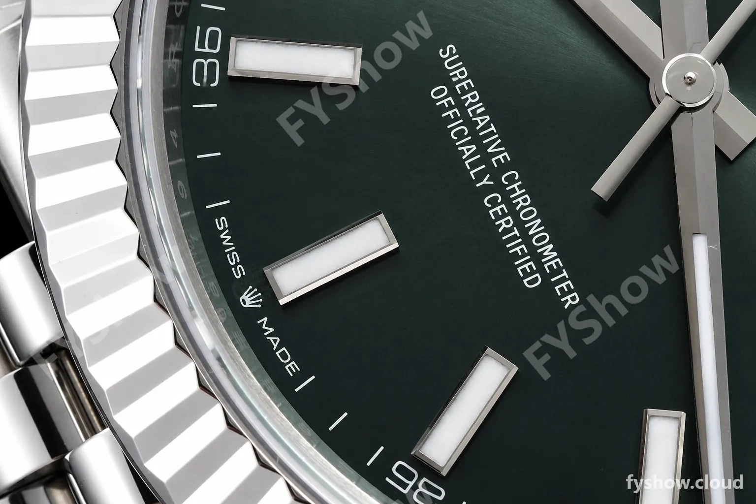 Rolex - Datejust 126334 41mm Jub Flt 904L SS/SS Grn/Stk VSF VS3235 - Image 6