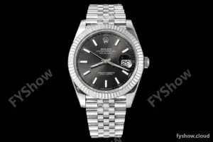 Rolex - Datejust 126334 41mm Jub Flt 904L SS/SS Grey/Stk VSF VS3235