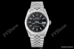 Rolex - Datejust 126234 36mm Jub Flt 904L SS/SS Black/Stk VSF VS3235