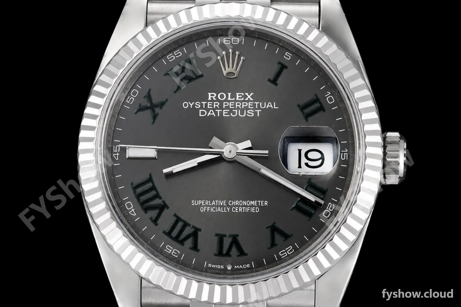 Rolex - Datejust 126234 36mm Wimbledon Jub Flt 904L SS/SS Grey/Rmn VSF VS3235 - Image 2
