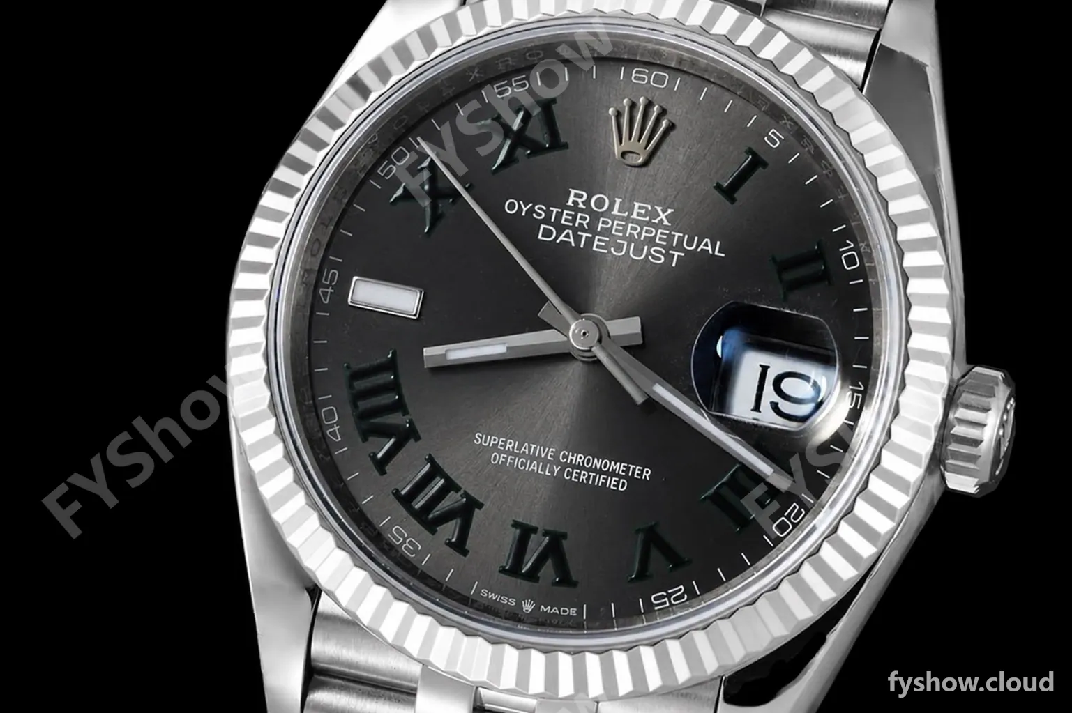 Rolex - Datejust 126234 36mm Wimbledon Jub Flt 904L SS/SS Grey/Rmn VSF VS3235 - Image 29