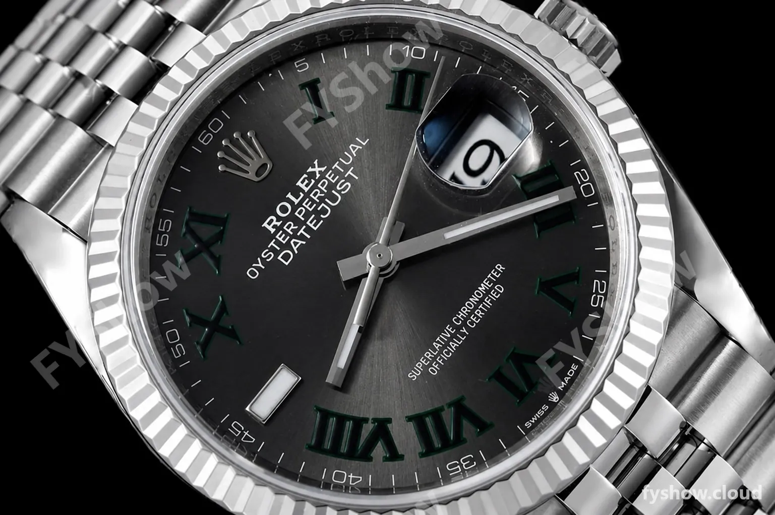 Rolex - Datejust 126234 36mm Wimbledon Jub Flt 904L SS/SS Grey/Rmn VSF VS3235 - Image 34