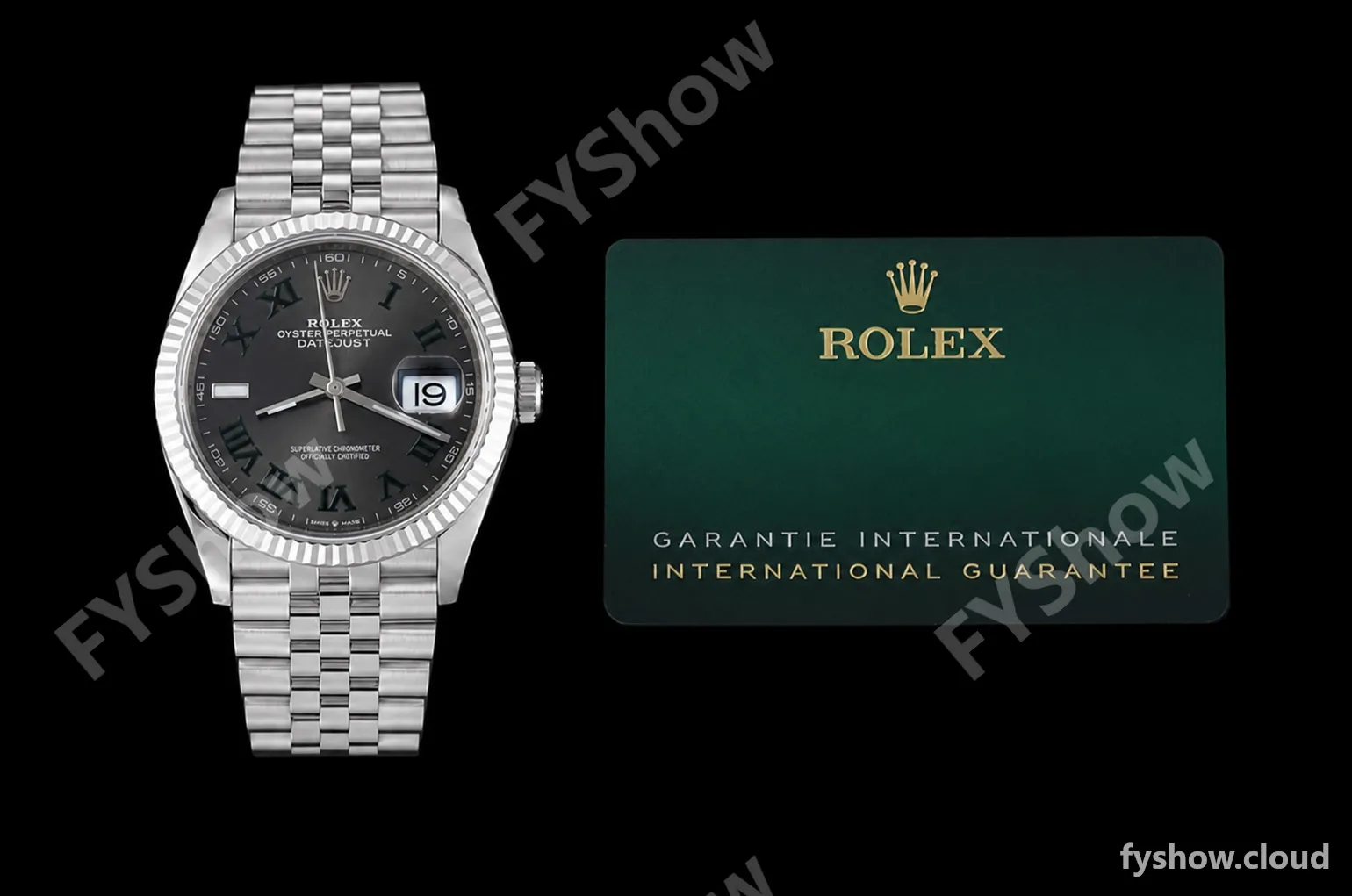 Rolex - Datejust 126234 36mm Wimbledon Jub Flt 904L SS/SS Grey/Rmn VSF VS3235 - Image 5