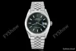 Rolex - Datejust 126234 36mm Jub Flt 904L SS/SS Grn/Stk VSF VS3235