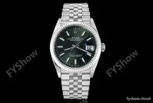 Rolex - Datejust 126234 36mm Jub Flt 904L SS/SS Grn/Stk VSF VS3235