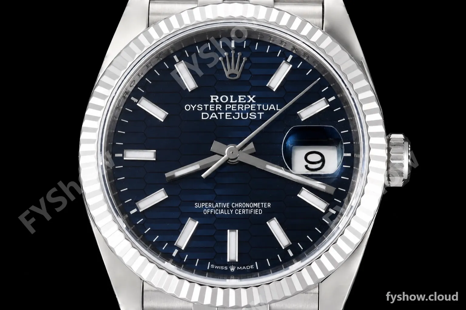 Rolex - Datejust 126234 36mm Jub Flt 904L SS/SS F-Blu/Stk VSF VS3235 - Image 2