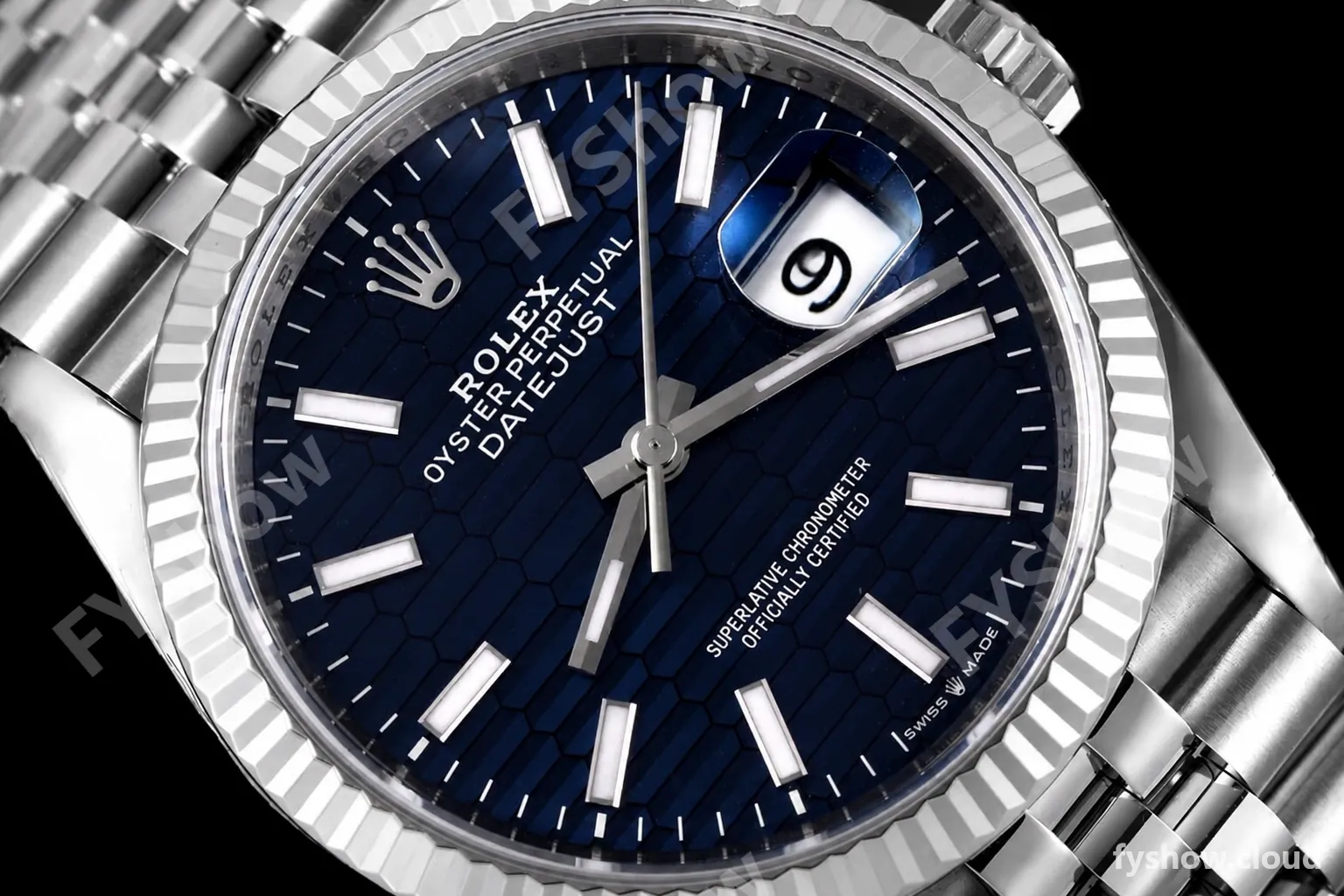 Rolex - Datejust 126234 36mm Jub Flt 904L SS/SS F-Blu/Stk VSF VS3235 - Image 30