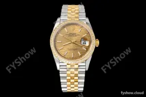 Rolex - Datejust 126283 36mm Jub Diamond 904L YG/Dia F-Gold/Stk VSF VS3235