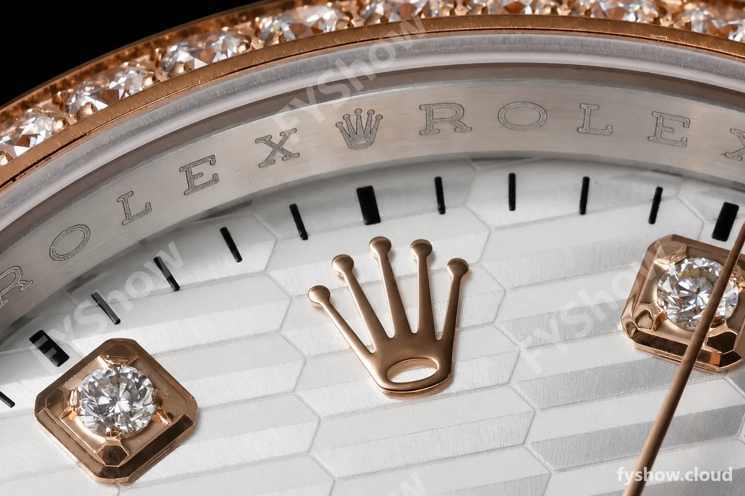 Rolex - Datejust 126281 36mm Jub Diamond 904L RG/Dia F-Silv/Dia VSF VS3235 - Image 8