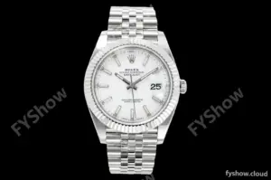 Rolex - Datejust 126334 41mm Jub Flt 904L SS/SS Wht/Stk ZF A2824