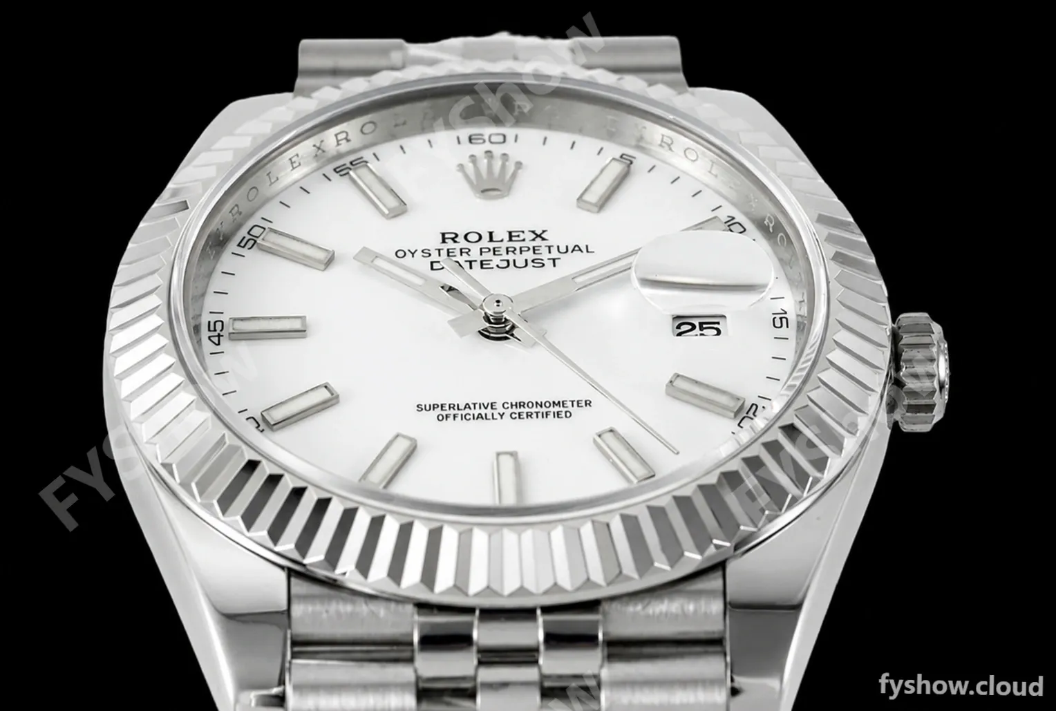 Rolex - Datejust 126334 41mm Jub Flt 904L SS/SS Wht/Stk ZF A2824 - Image 2