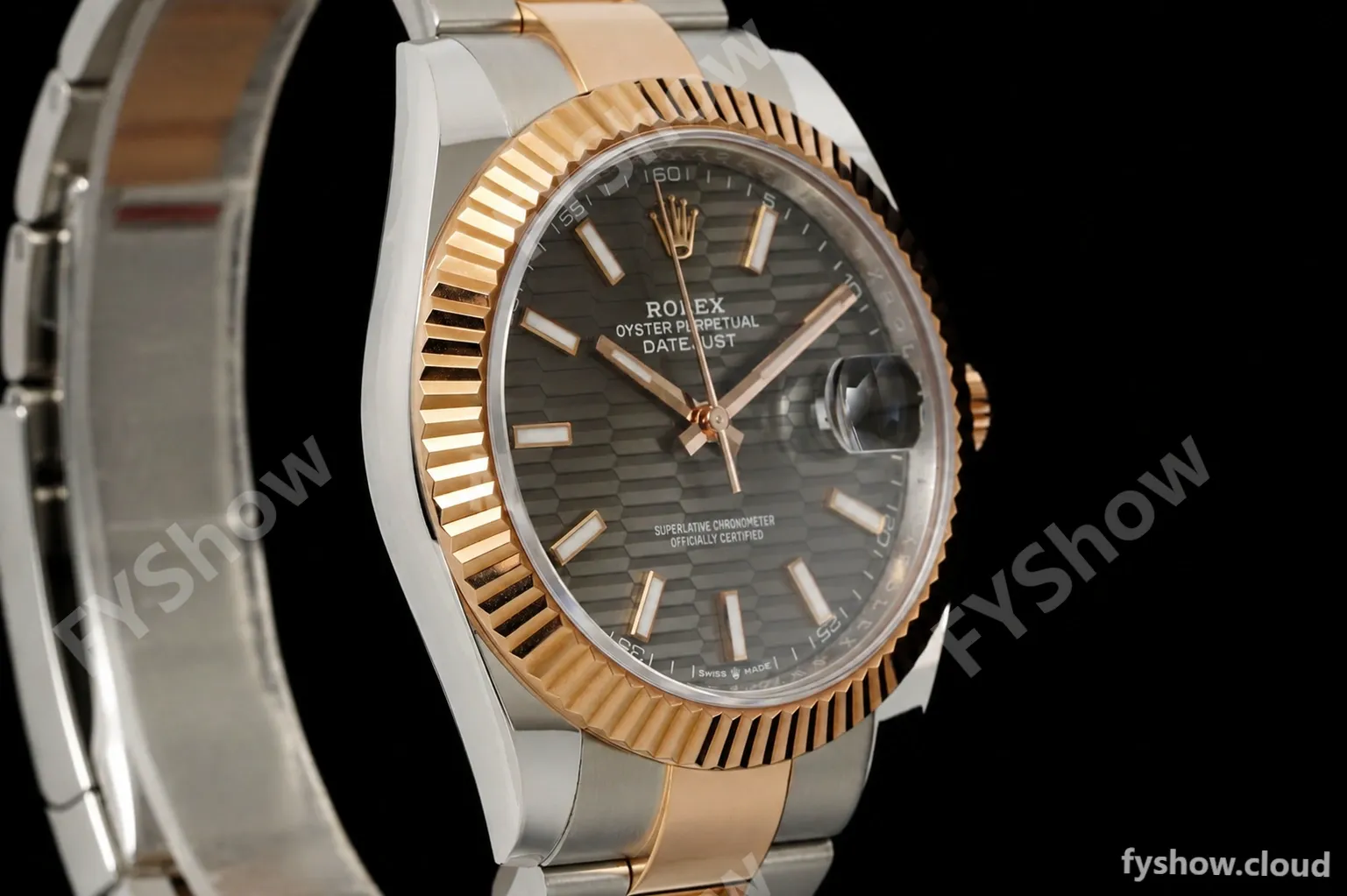 Rolex - Datejust 126331 41mm 904L Gain Weight Oys Flt RG/SS Grey/Stk ARF SH3235 - Image 5