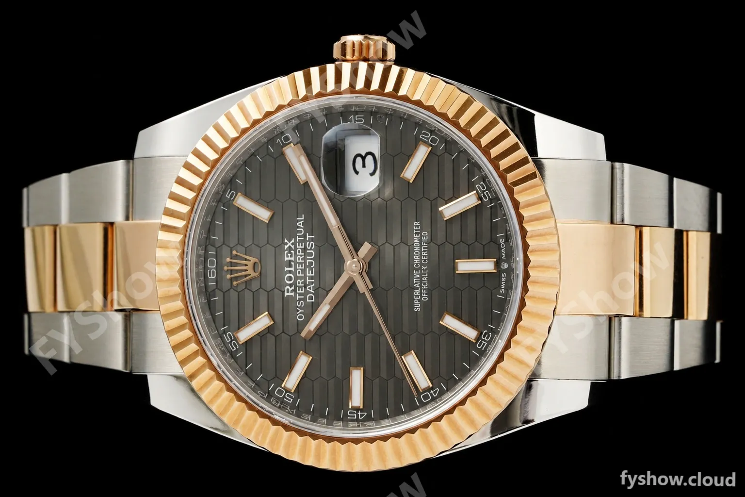 Rolex - Datejust 126331 41mm 904L Gain Weight Oys Flt RG/SS Grey/Stk ARF SH3235 - Image 6