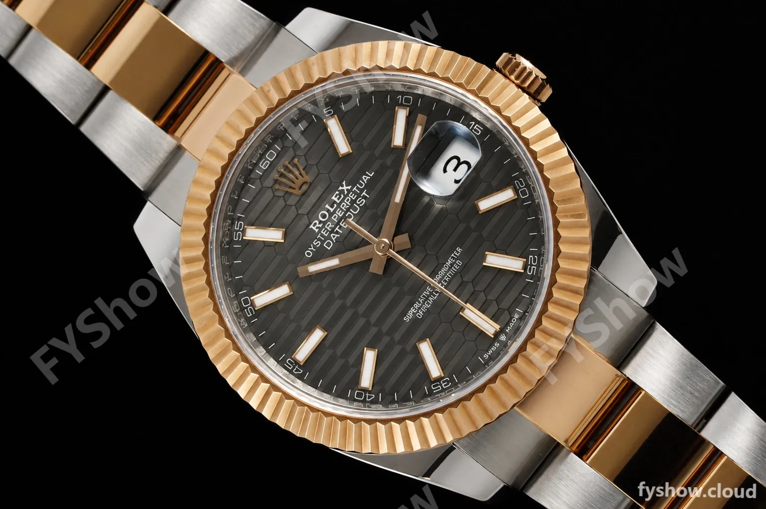 Rolex - Datejust 126331 41mm 904L Gain Weight Oys Flt RG/SS Grey/Stk ARF SH3235 - Image 8