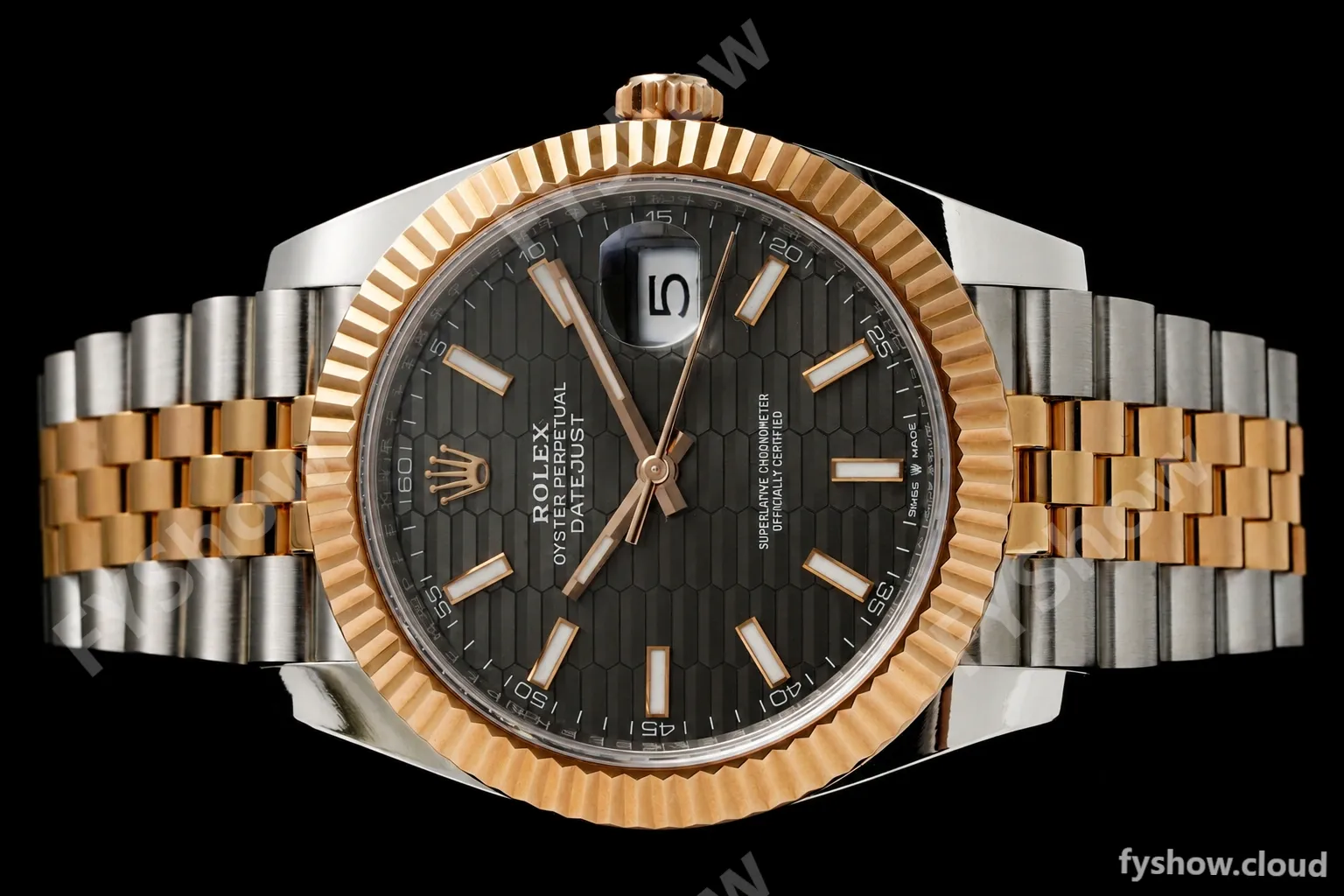 Rolex - Datejust 126331 41mm 904L Gain Weight Jub Flt RG/SS Grey/Stk ARF SH3235 - Image 6