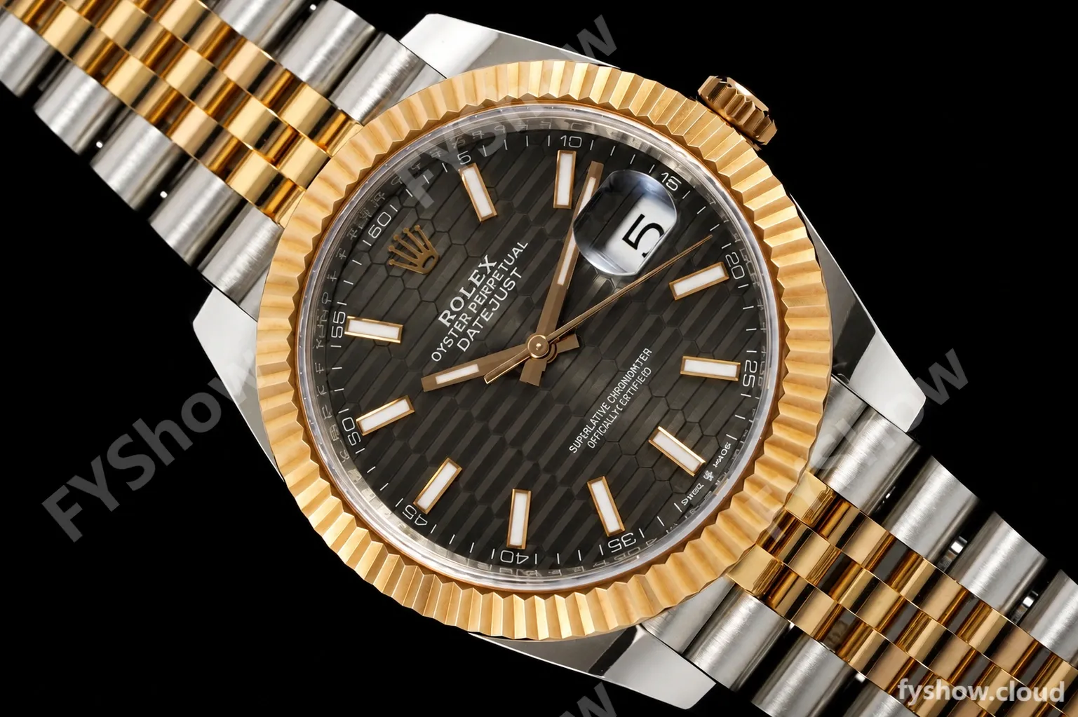 Rolex - Datejust 126331 41mm 904L Gain Weight Jub Flt RG/SS Grey/Stk ARF SH3235 - Image 8
