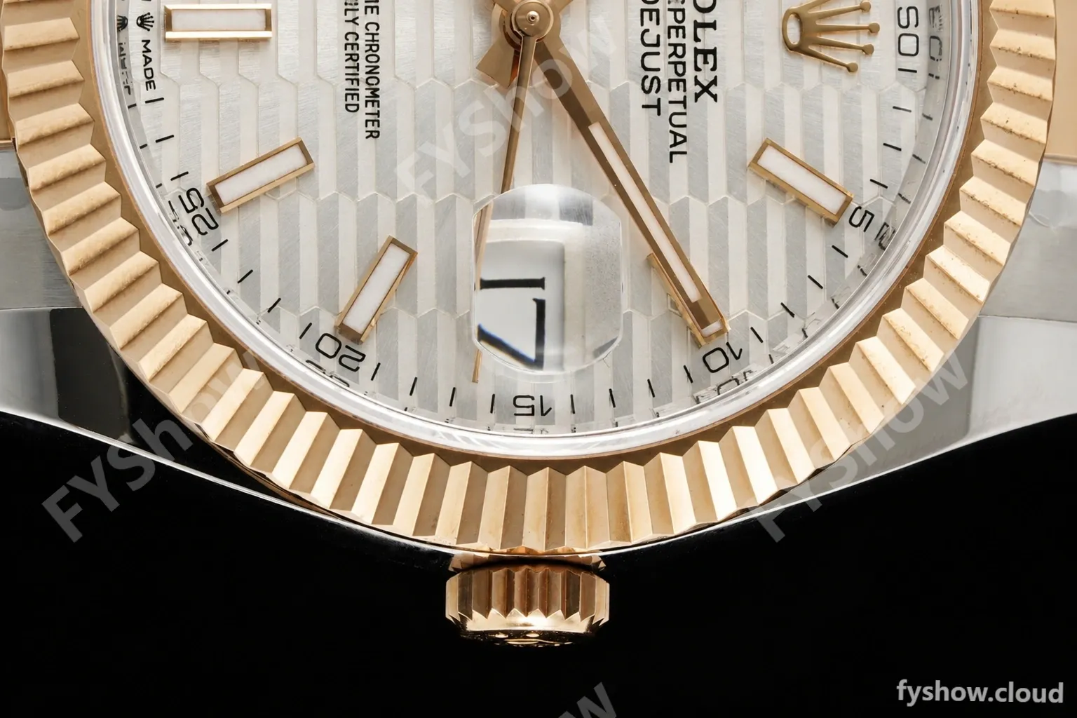 Rolex - Datejust 126331 41mm 904L Gain Weight Oys Flt RG/SS Silv/Stk ARF SH3235 - Image 4