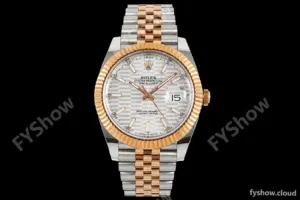 Rolex - Datejust 126331 41mm 904L Gain Weight Jub Flt RG/SS Silv/Stk ARF SH3235