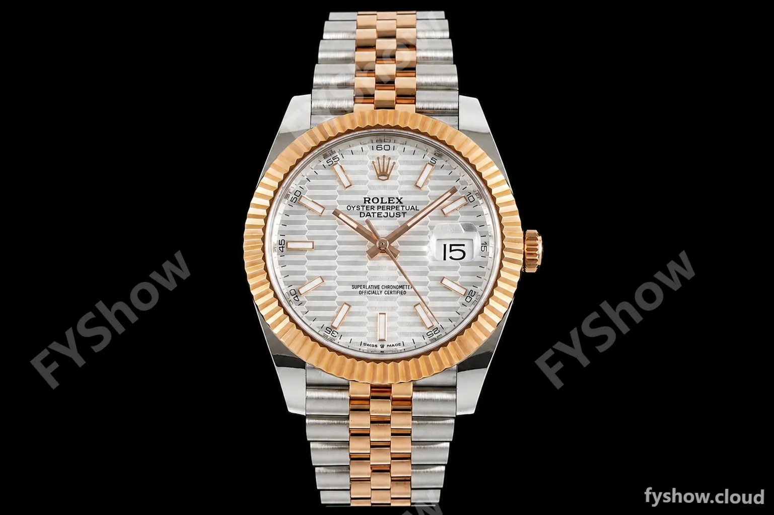 Rolex - Datejust 126331 41mm 904L Gain Weight Jub Flt RG/SS Silv/Stk ARF SH3235