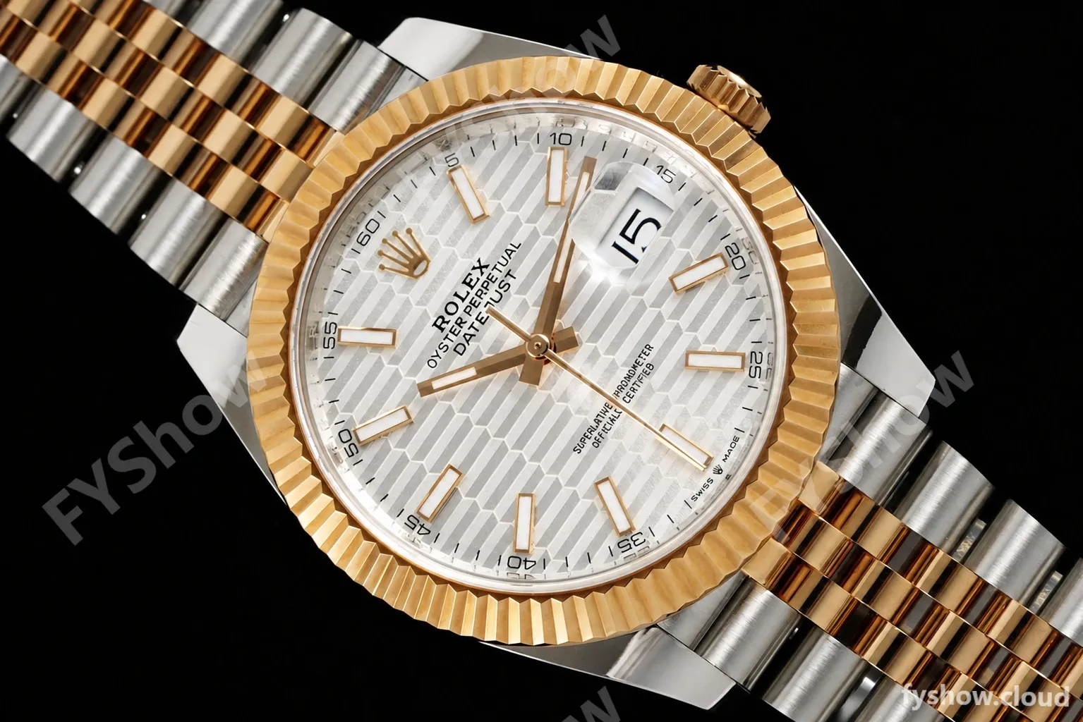 Rolex - Datejust 126331 41mm 904L Gain Weight Jub Flt RG/SS Silv/Stk ARF SH3235 - Image 8