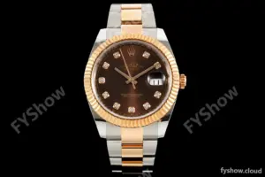 Rolex - Datejust 126331 41mm 904L Gain Weight Oys Flt RG/SS Brn/Dia ARF SH3235