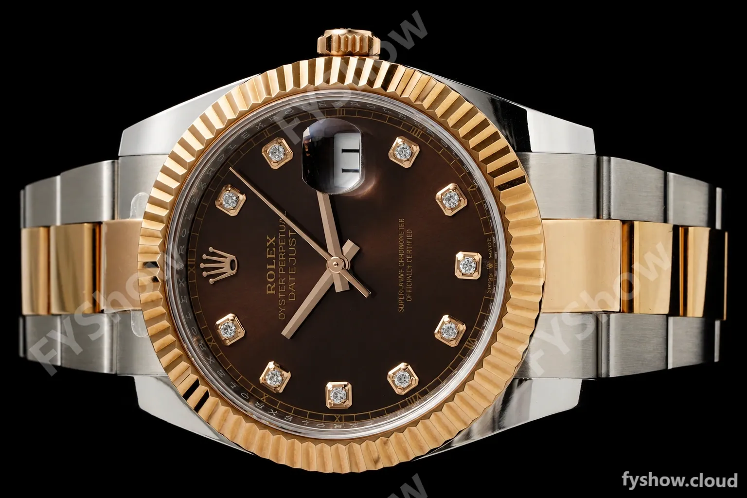 Rolex - Datejust 126331 41mm 904L Gain Weight Oys Flt RG/SS Brn/Dia ARF SH3235 - Image 6