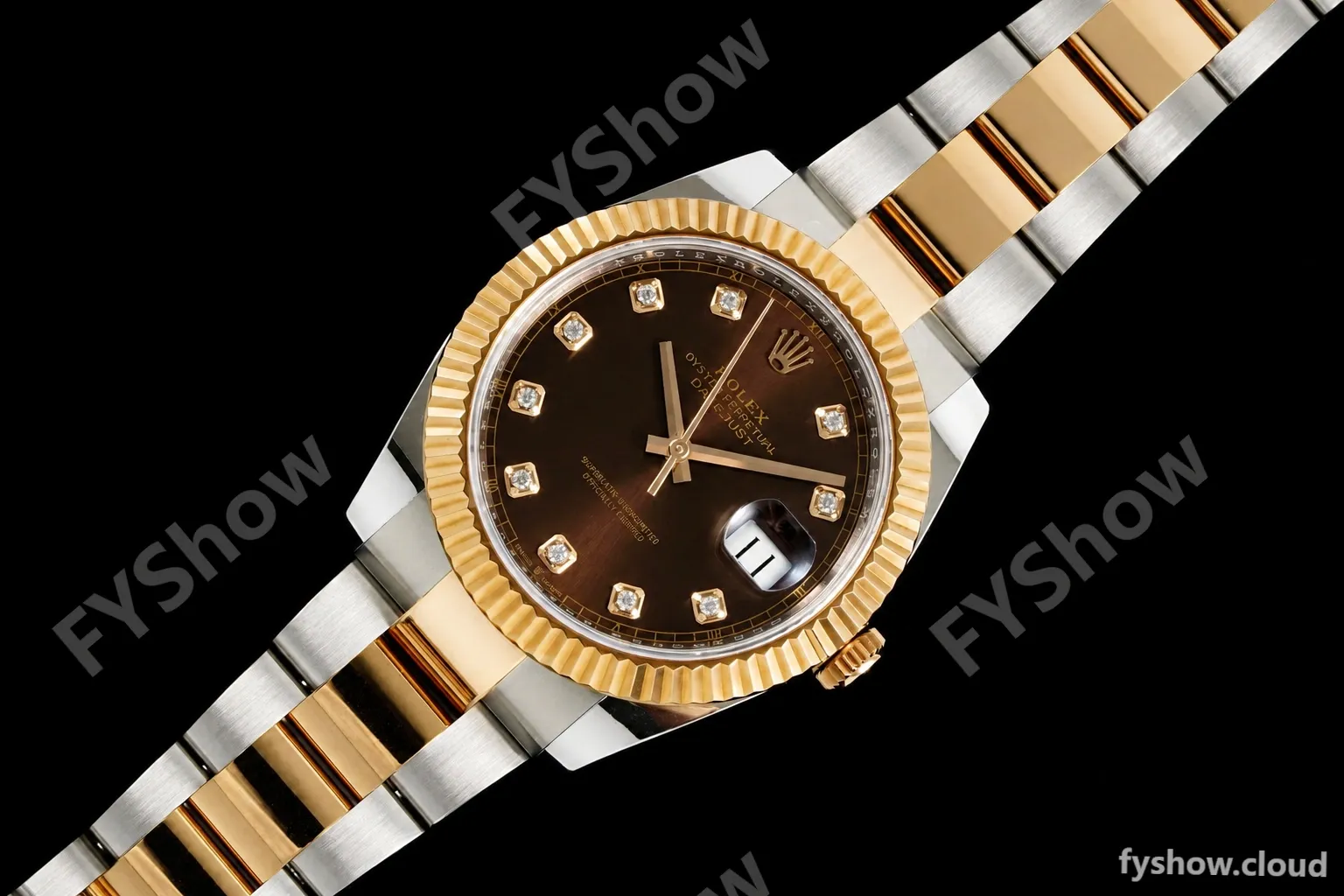Rolex - Datejust 126331 41mm 904L Gain Weight Oys Flt RG/SS Brn/Dia ARF SH3235 - Image 7