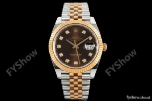 Rolex - Datejust 126331 41mm 904L Gain Weight Jub Flt RG/SS Brn/Dia ARF SH3235