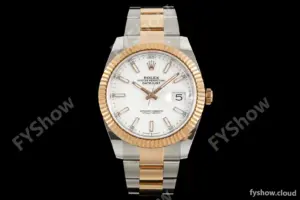 Rolex - Datejust 126331 41mm 904L Gain Weight Oys Flt RG/SS Wht/Stk ARF SH3235