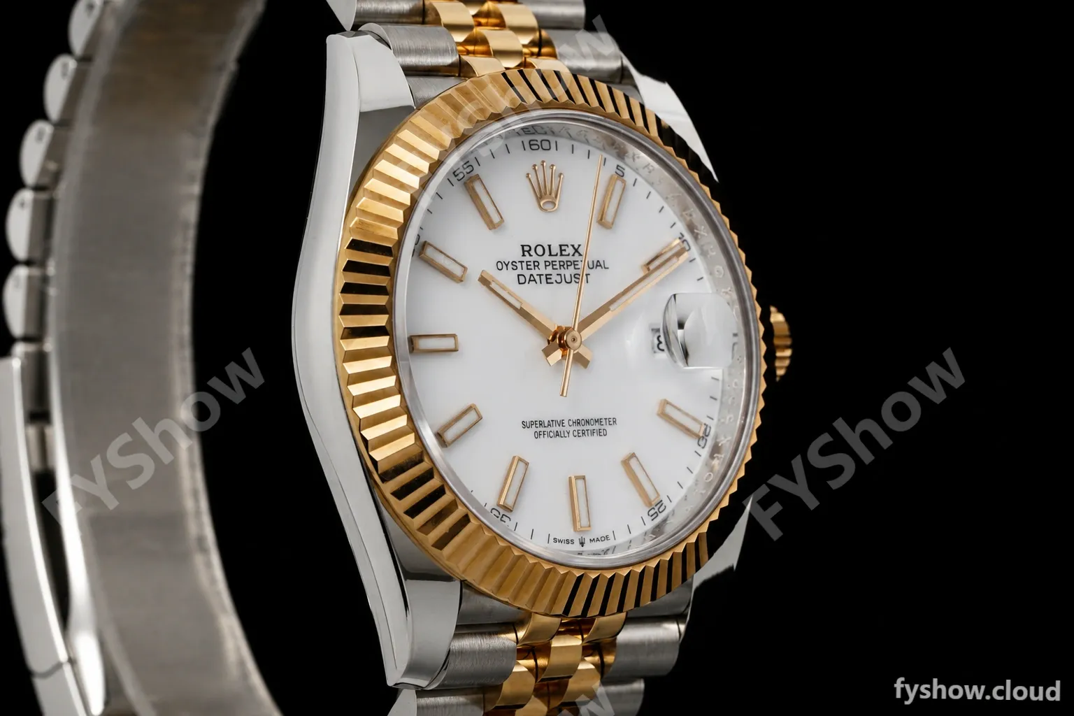 Rolex - Datejust 126331 41mm 904L Gain Weight Jub Flt RG/SS Wht/Stk ARF SH3235 - Image 5