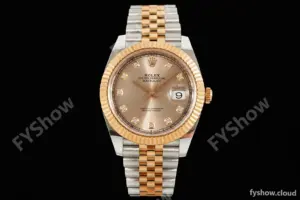 Rolex - Datejust 126331 41mm 904L Gain Weight Jub Flt RG/SS Champ/Dia ARF SH3235